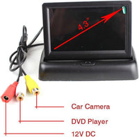 Wireless rear view camera with 4.3" (10.9 cm) LCD monitor – ParkSafe