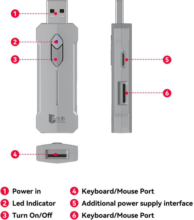 RGB Gaming Toetsenbord en Muiscombinatie – Ergonomische Controller-Adapterset – Zyvorn