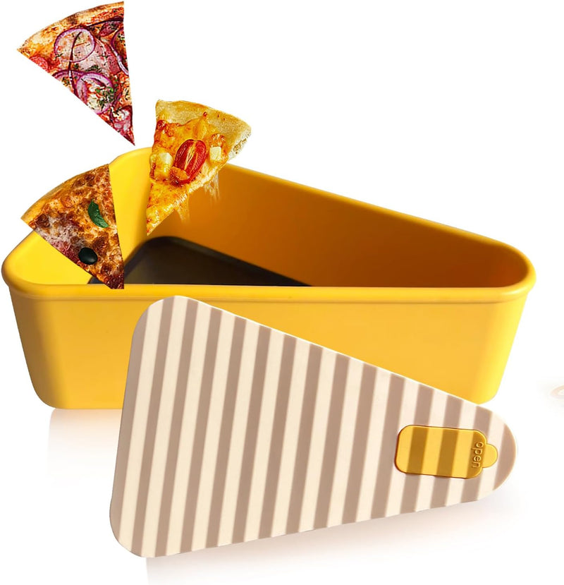 Reusable Pizza Storage Container with 2 Trays – SliceSafe