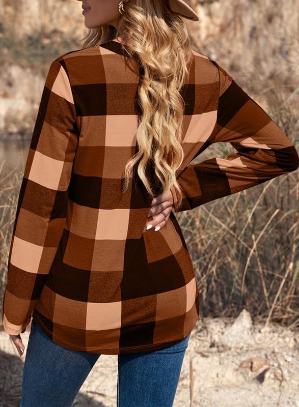 Stilvolle Casual Kariertes Damenhemd - Lara