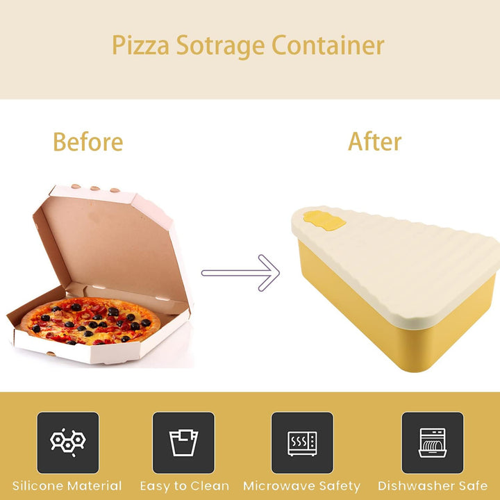 Reusable Pizza Storage Container with 2 Trays – SliceSafe