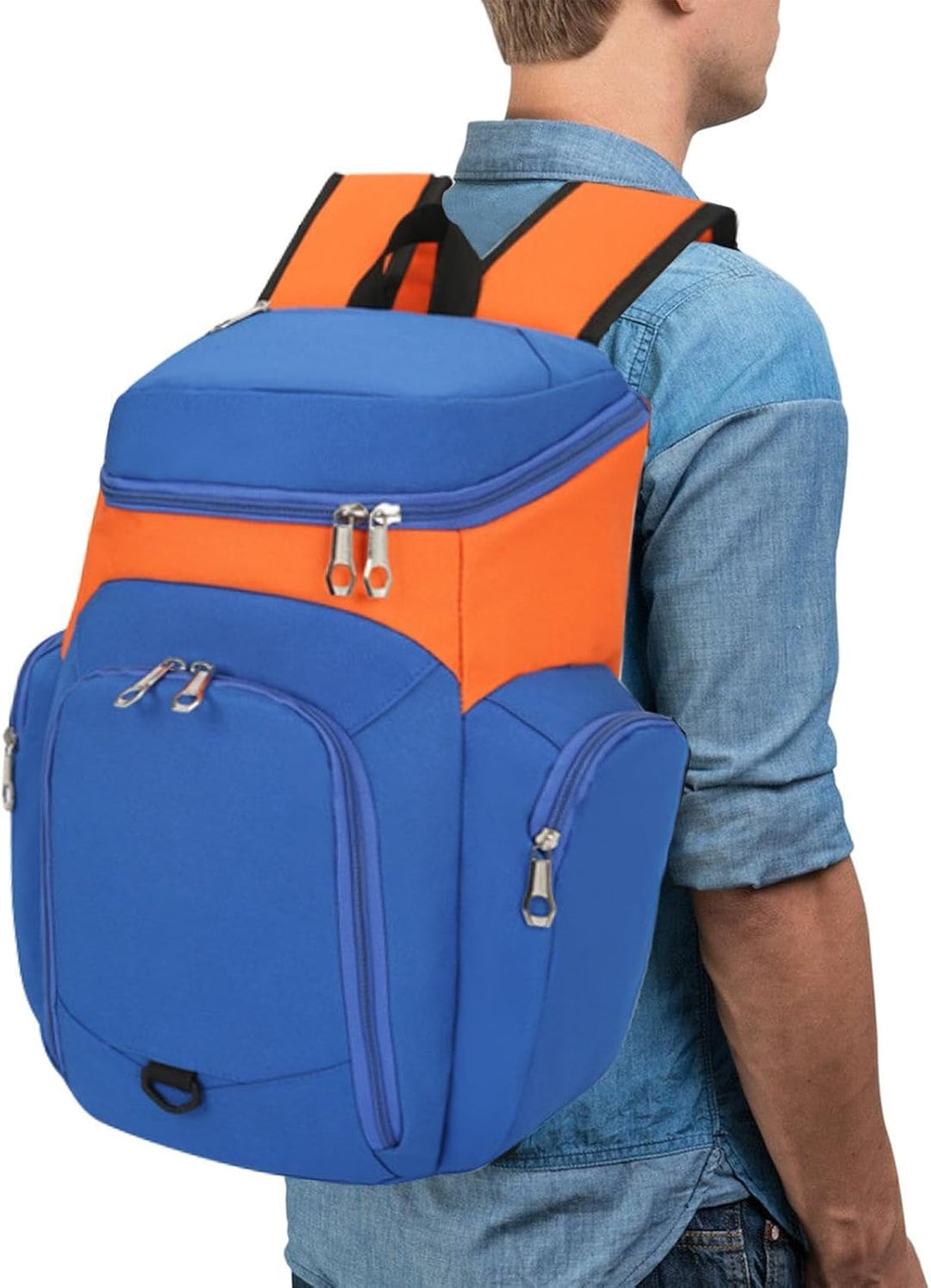 Men's Basketball Backpack - Large 30L Sports Bag with Waterproof Base - Draycor 