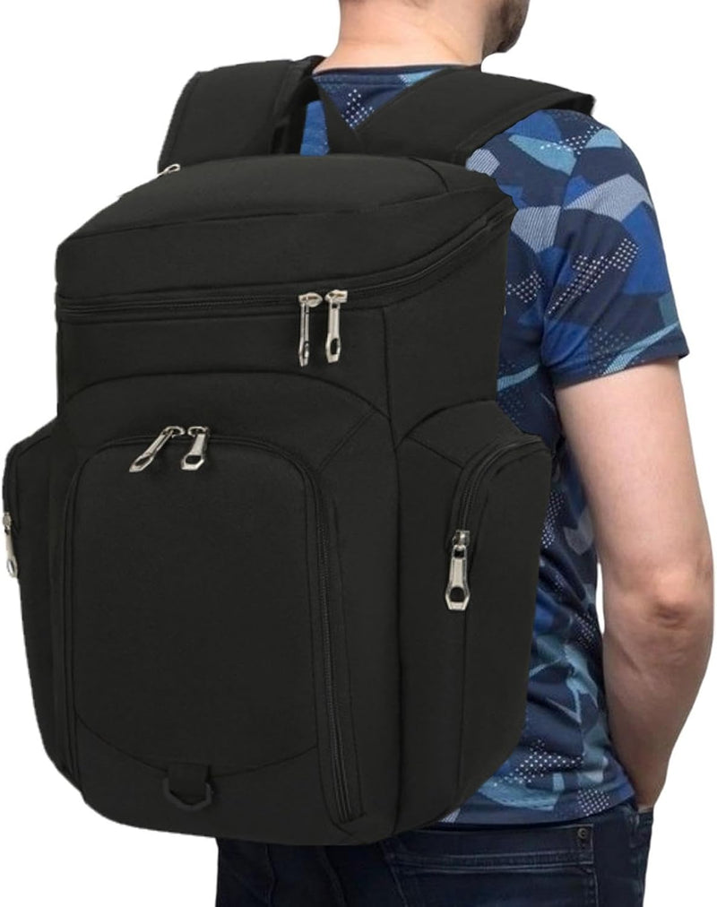 Men's Basketball Backpack - Large 30L Sports Bag with Waterproof Base - Draycor 