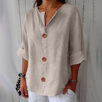 Olivia Loose Linen Blouse – Light & Comfortable Summer Top 3