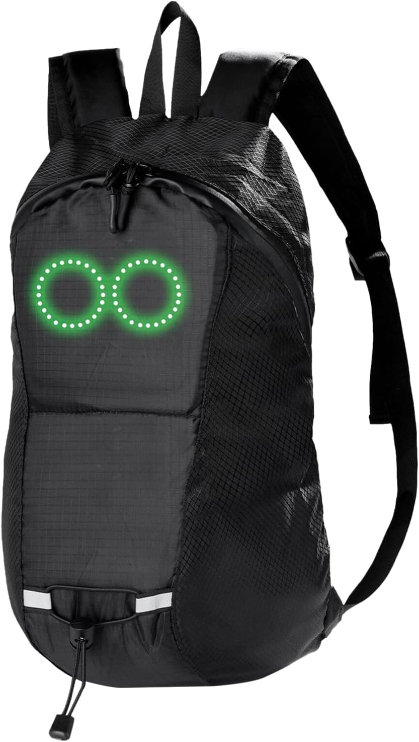 LED Reisrugzak – Waterdichte Lichtgevende Rugzak met Muziekresponsieve Verlichting – Nexora