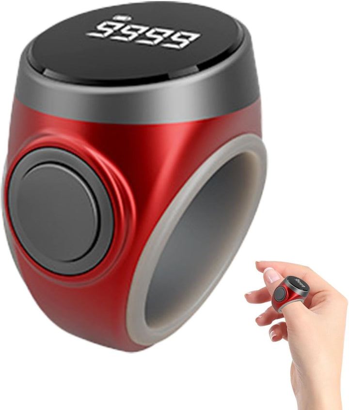 4-stelliger wiederaufladbarer digitaler Fingerzählring – Calmero