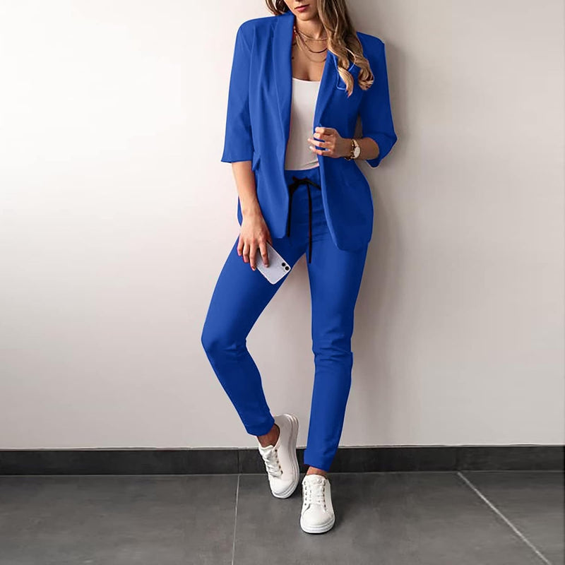 2-piece Stretch Women's Suit with Blazer - Vivian