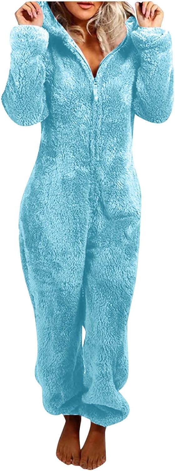 Sherpa Fuzzy Onesie met Capuchon - CozyCat