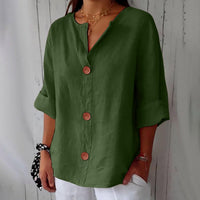 Olivia Loose Linen Blouse – Light & Comfortable Summer Top 12