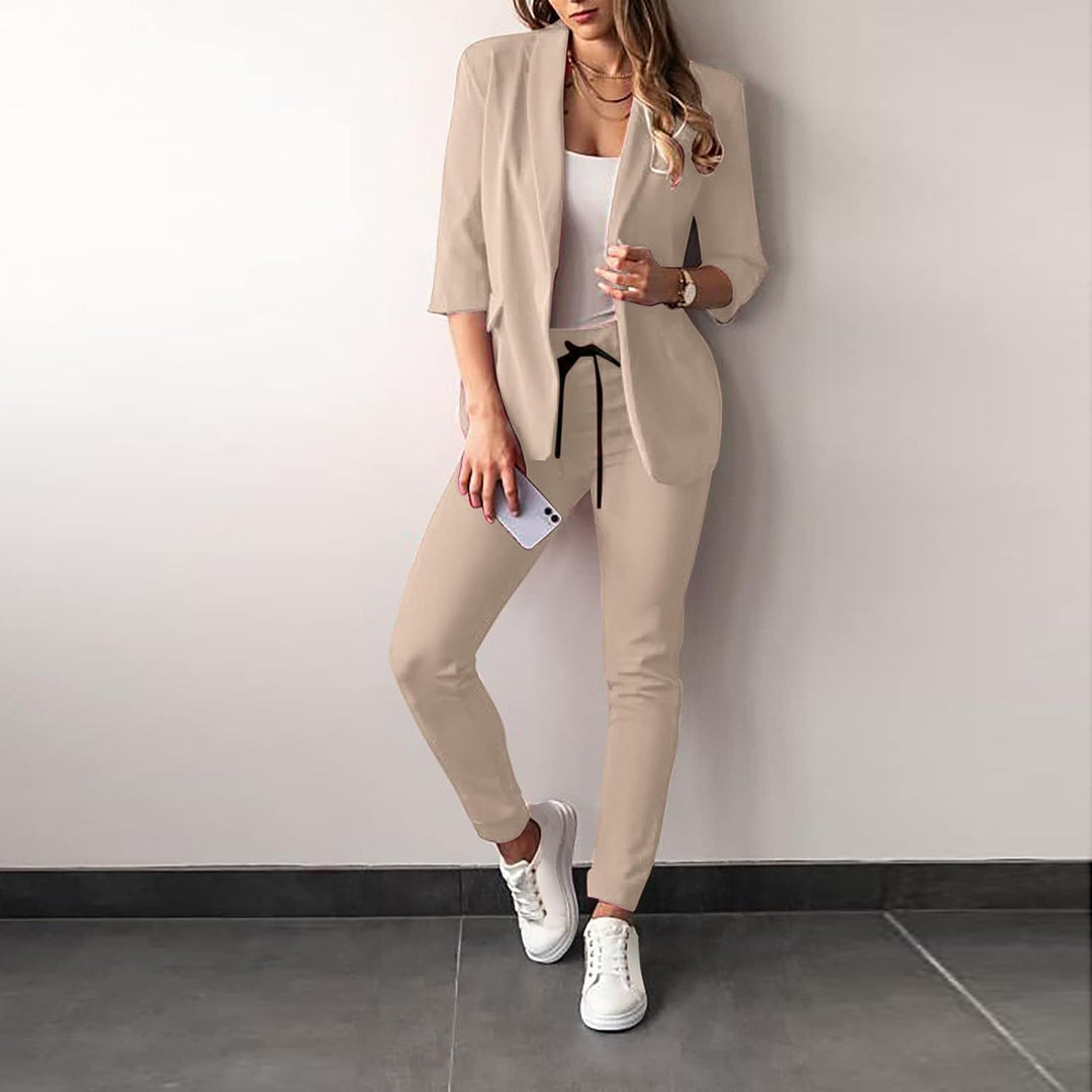 2-piece Stretch Women's Suit with Blazer - Vivian