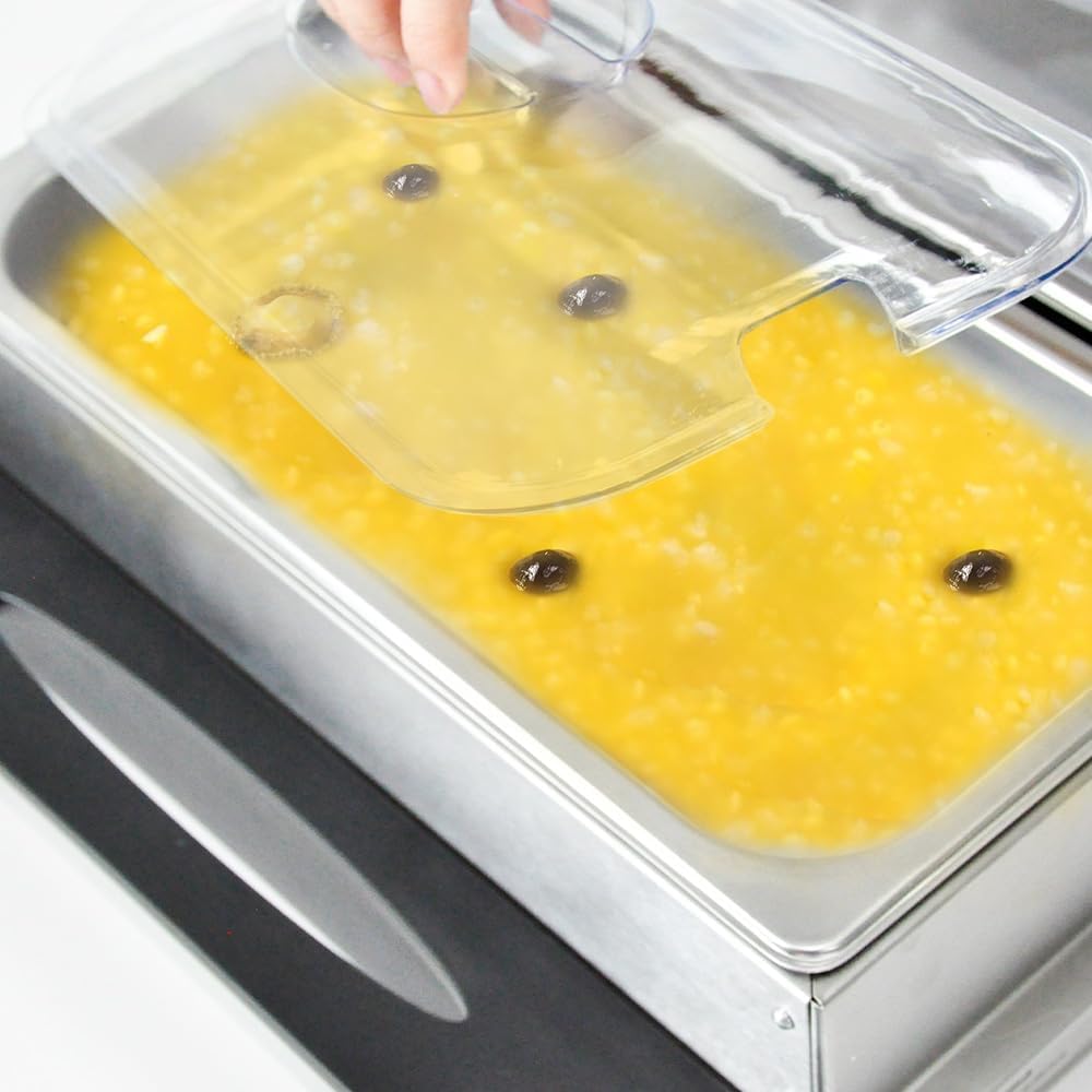 Electric Buffet Food Warmer with 3 x 2.5L Trays &amp; Temperature Control – Valtero