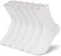 Rüschige Baumwoll Knöchelsocken - Lisa