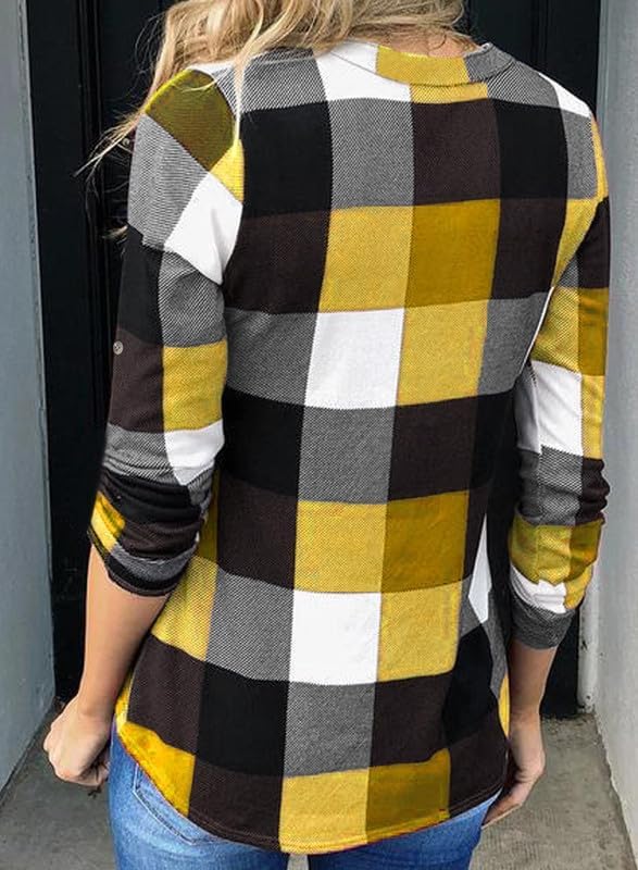 Stilvolle Casual Kariertes Damenhemd - Lara