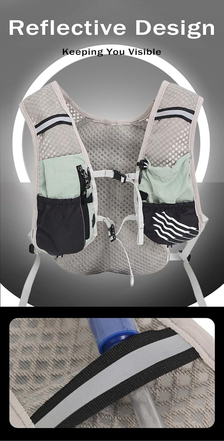 Ultra-Light Hydration Running Vest with 2L Water Reservoir – Dravien