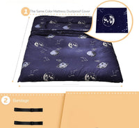 Folding Japanese Futon Floor Mattress with Memory Foam Support – Arivon
