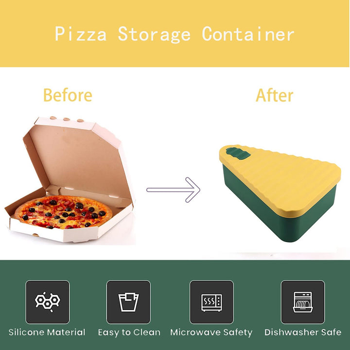 Reusable Pizza Storage Container with 2 Trays – SliceSafe