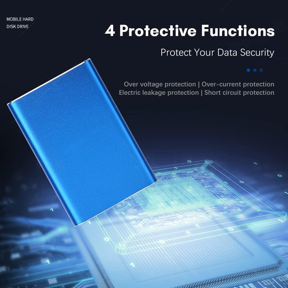 Draagbare 1TB USB 3.0 Harde Schijf met Metalen Behuizing en Hoge Snelheidsoverdracht – Dravero