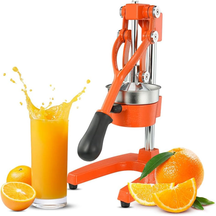 Handpresse aus Gusseisen mit 99 % Extraktion und Edelstahlkonstruktion – Orvado