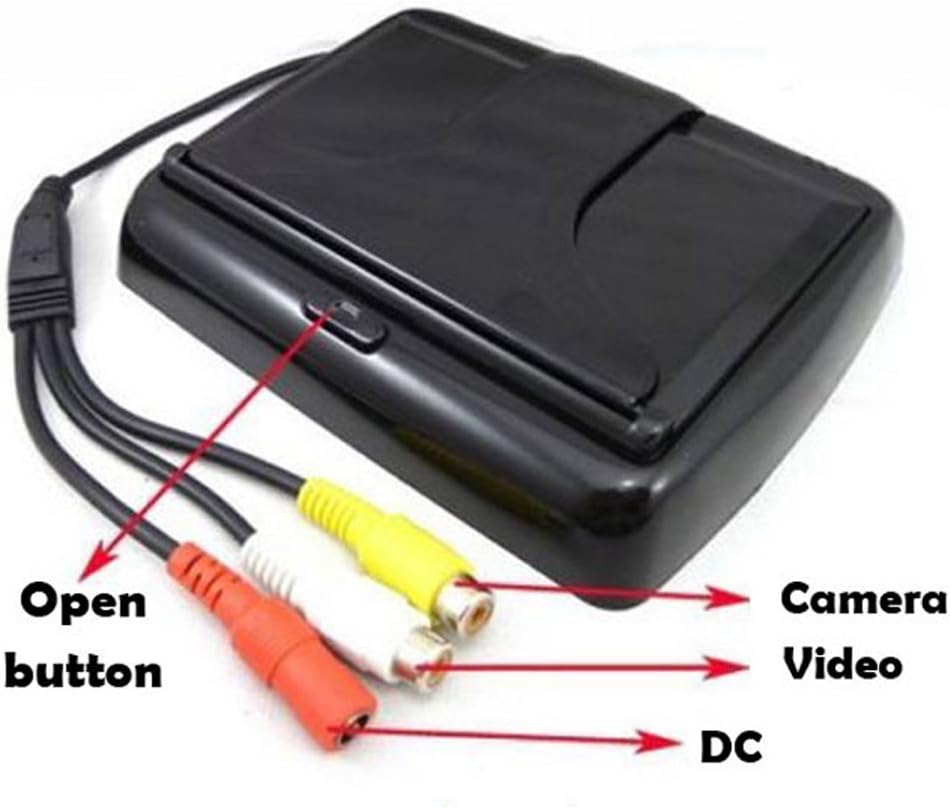 Wireless rear view camera with 4.3" (10.9 cm) LCD monitor – ParkSafe