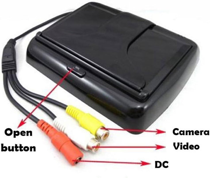 Wireless rear view camera with 4.3" (10.9 cm) LCD monitor – ParkSafe