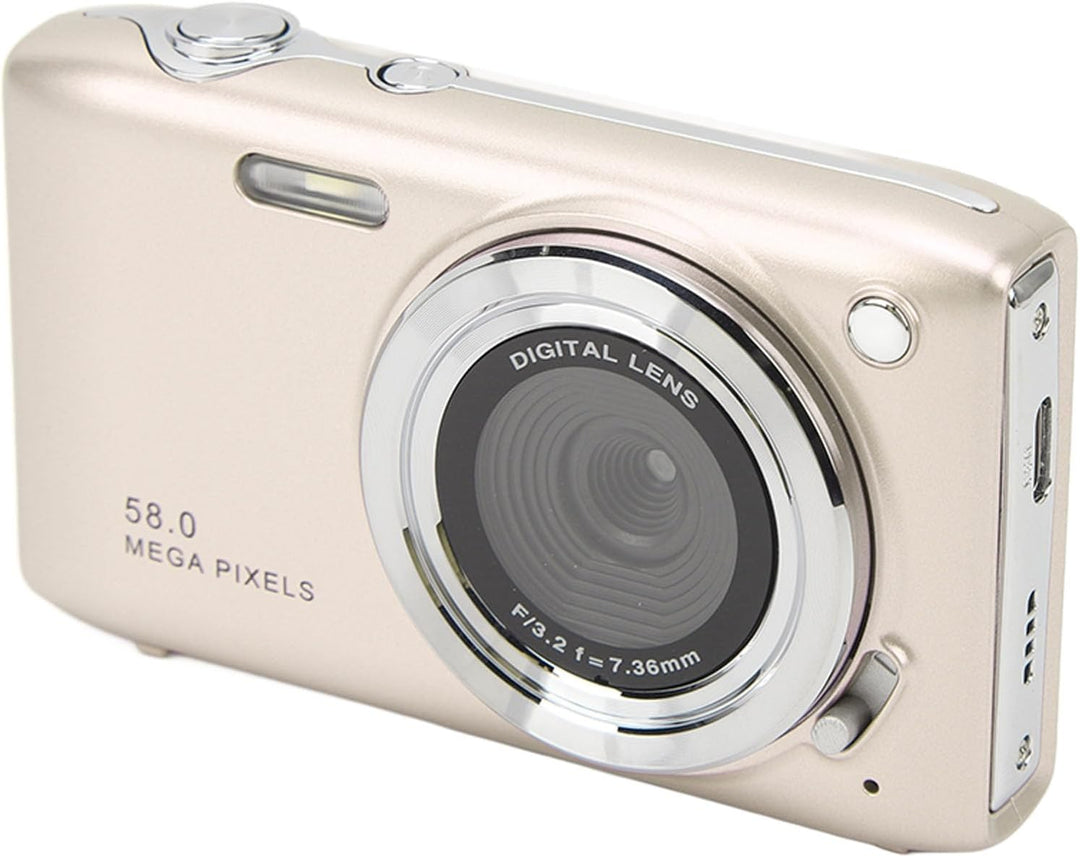 4K Compact Digitale Camera met 58MP Foto's en 16X Zoom – Lumora