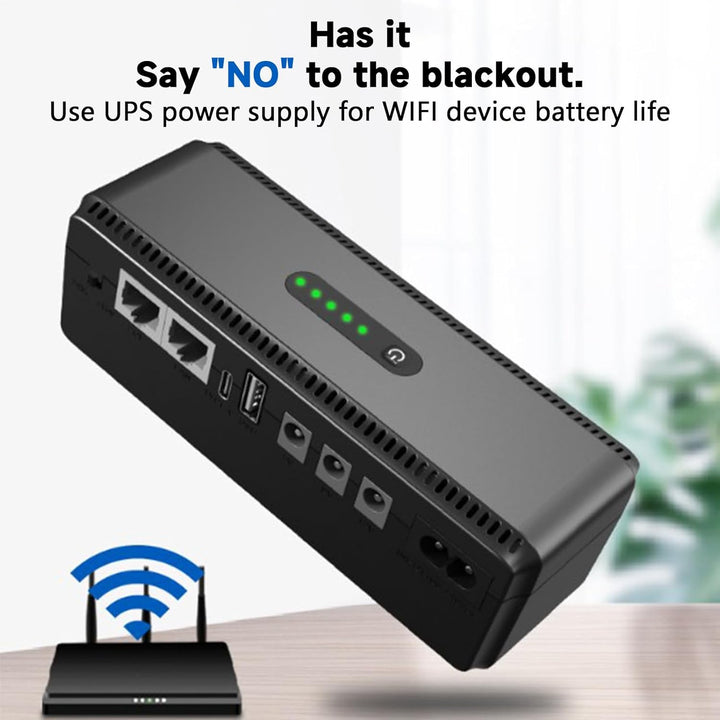 UPS Backup Battery 10400mAh Compact Supply – Nexora