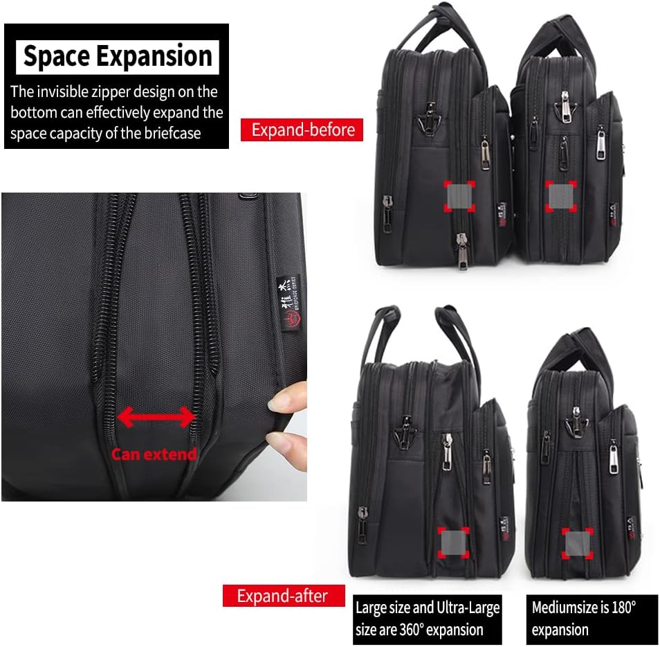 Herren Canvas Laptop- & Business-Schultertasche
