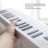 Zusammenklappbares Digitalpiano mit 61 Tasten sowie Aufnahme- und Wiedergabefunktion – Meliora