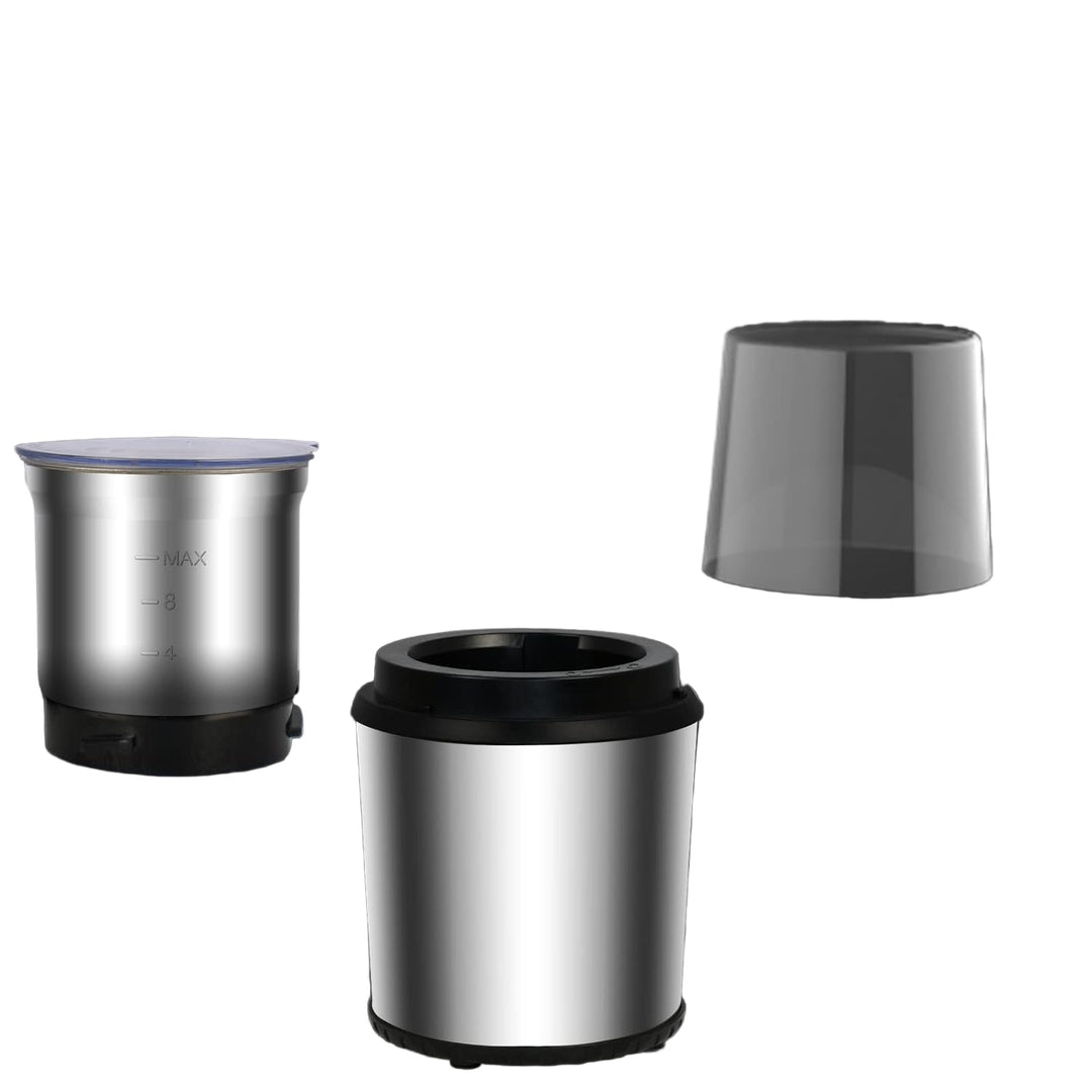 Elektrische Kaffee- & Gewürzmühle mit herausnehmbaren Bechern – BrewMate