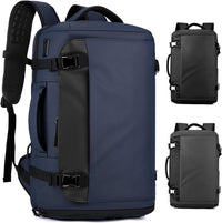 15” Waterproof Laptop Backpack with Side-Open Design & USB-C Port – TrekPro Series