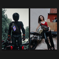 LED Motorfiets Schoudertas met Programmeerbaar Scherm – Nexora