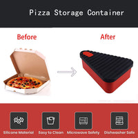 Reusable Pizza Storage Container with 2 Trays – SliceSafe