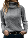 Stilvoller Gestrickter Damen Rollkragenpullover - Denise