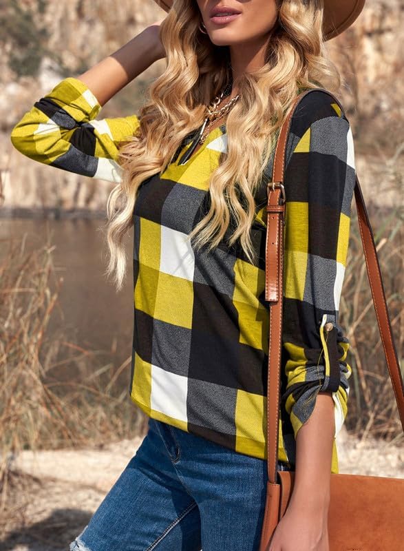 Stilvolle Casual Kariertes Damenhemd - Lara
