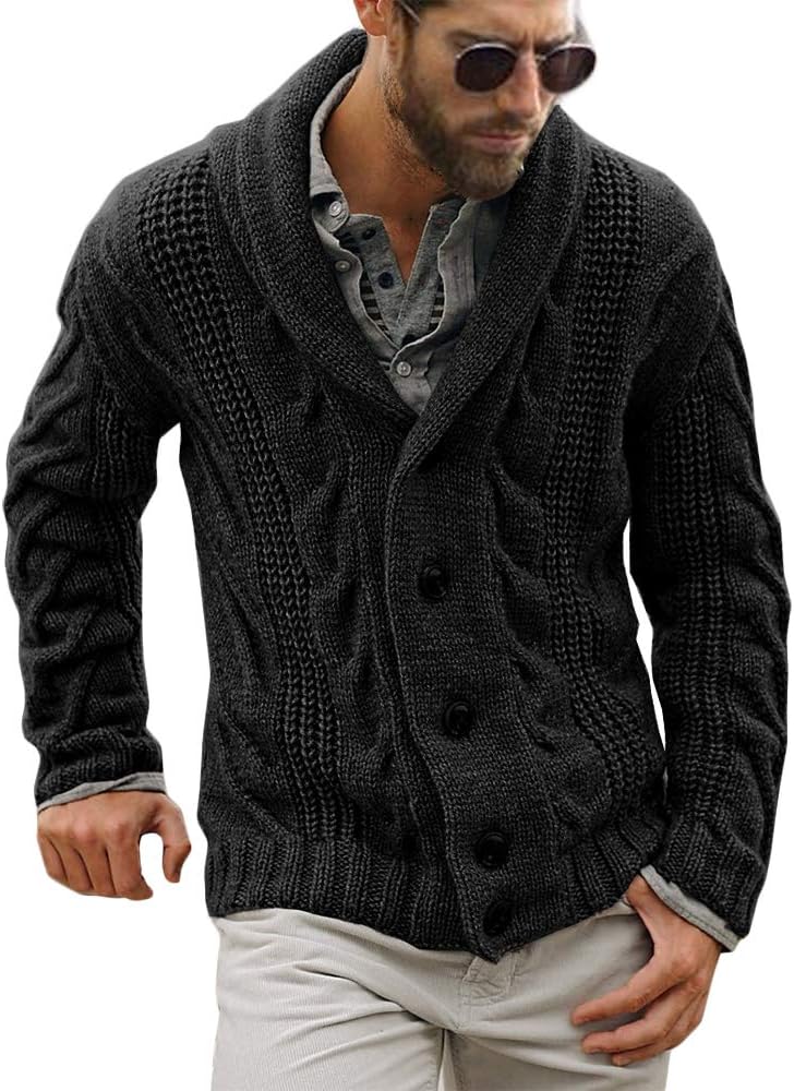 Bequemer gestrickter Herrenpullover - Lucas