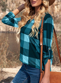 Stilvolle Casual Kariertes Damenhemd - Lara