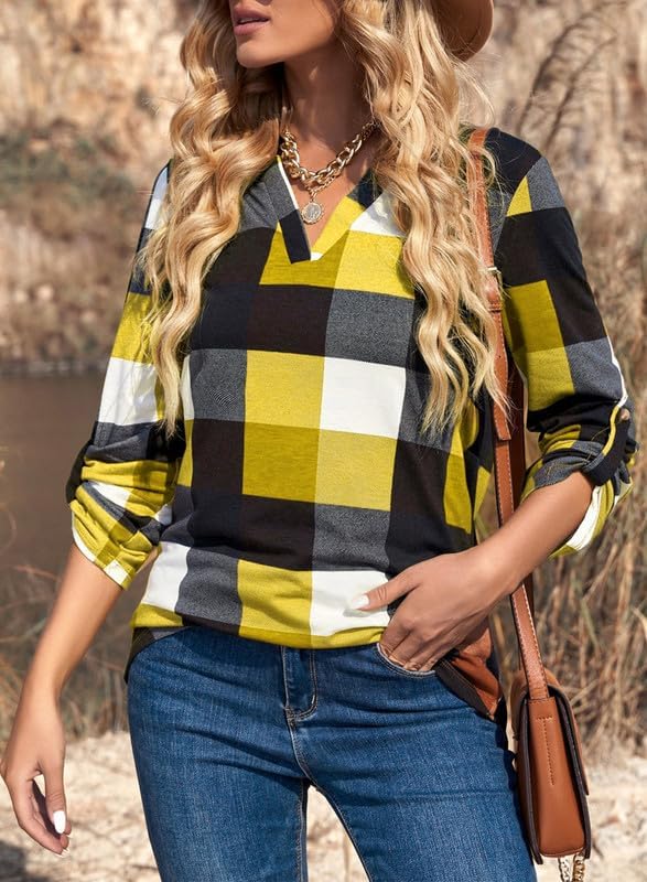 Stilvolle Casual Kariertes Damenhemd - Lara