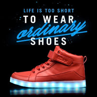 Trendy LED Sneakers met Oplaadbare Verlichting - LumaBoost