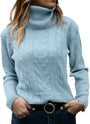 Stilvoller Gestrickter Damen Rollkragenpullover - Denise