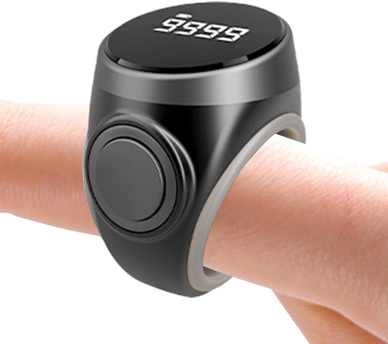 4-stelliger wiederaufladbarer digitaler Fingerzählring – Calmero