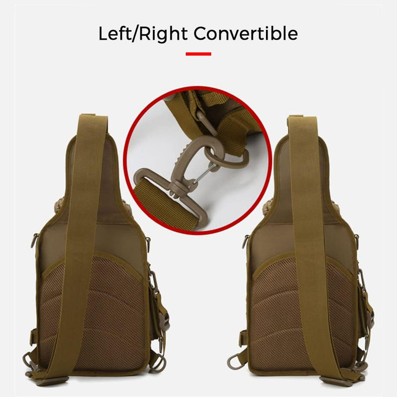 Fishing Sling Bag with Multi-Pocket Bait Storage – Arvion 