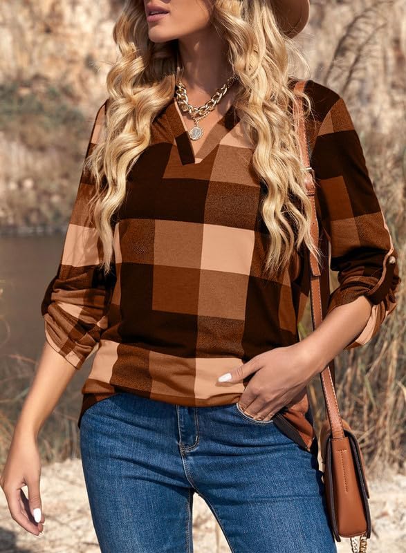 Stilvolle Casual Kariertes Damenhemd - Lara
