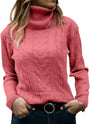 Stilvoller Gestrickter Damen Rollkragenpullover - Denise