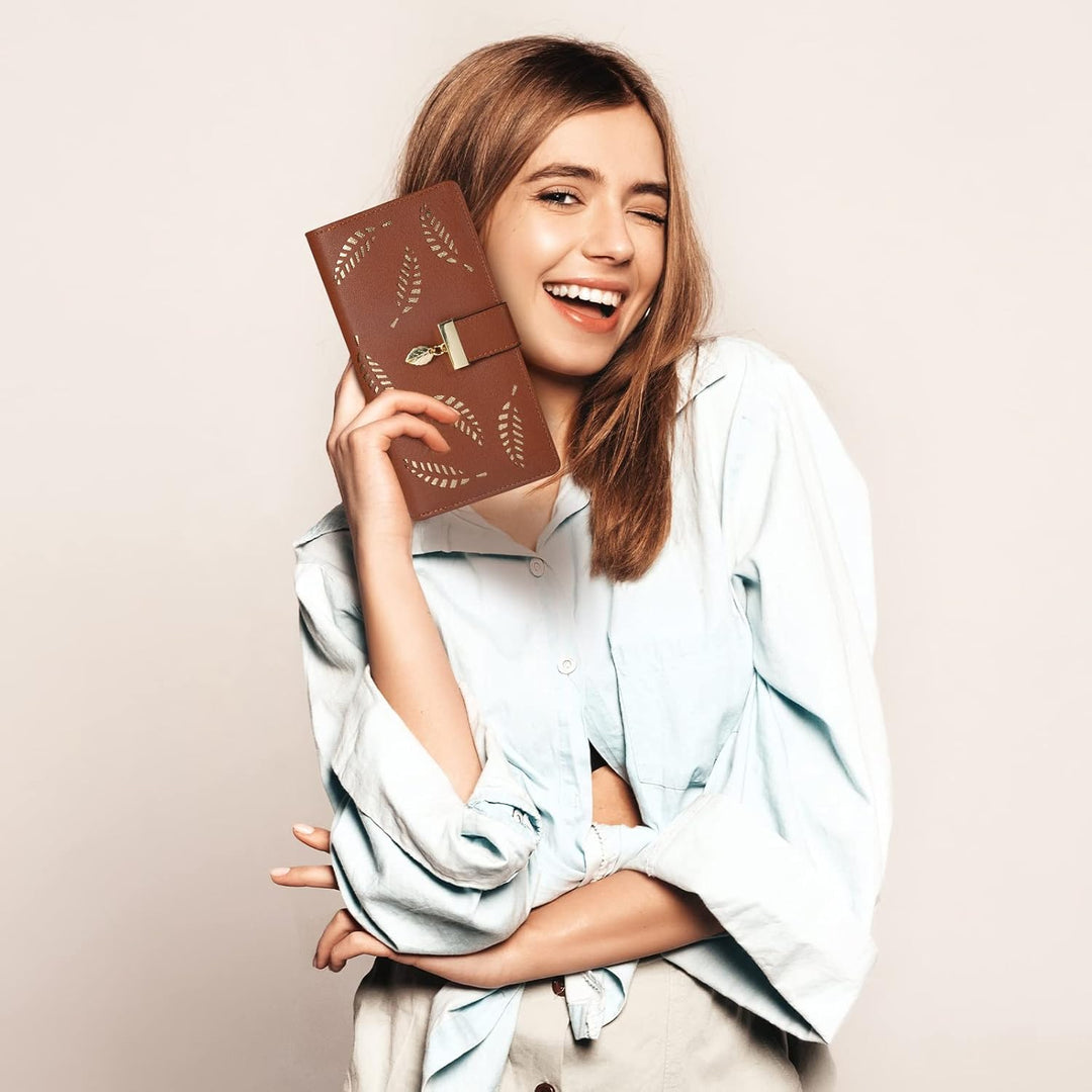 Long Leaf Lederbrieftasche - Leanne