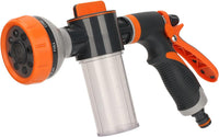 Gartensprinkler mit Schaumsprüher – 8 Modi Hochdruck-Handbrause