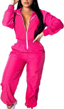 Retro Damen Windbreaker Jumpsuit - Elodie