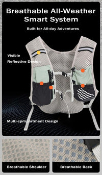 Ultra-Light Hydration Running Vest with 2L Water Reservoir – Dravien