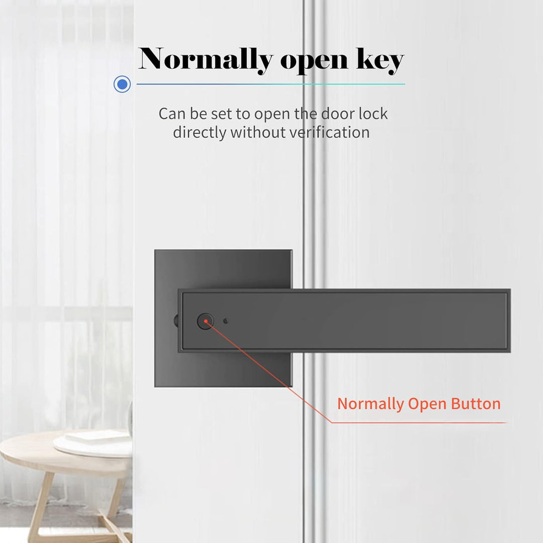 Smart Fingerprint Door Key Fob with Key Access &amp; 30 User Capacity – Nivora