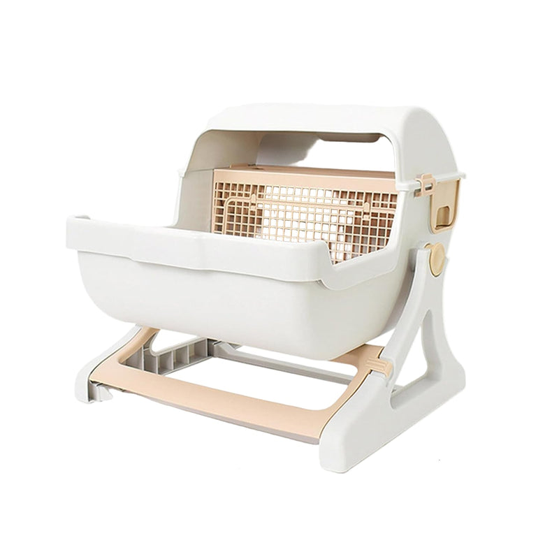 Automatische Geurloze Kattenbak met Open-Top Ontwerp – Felvora