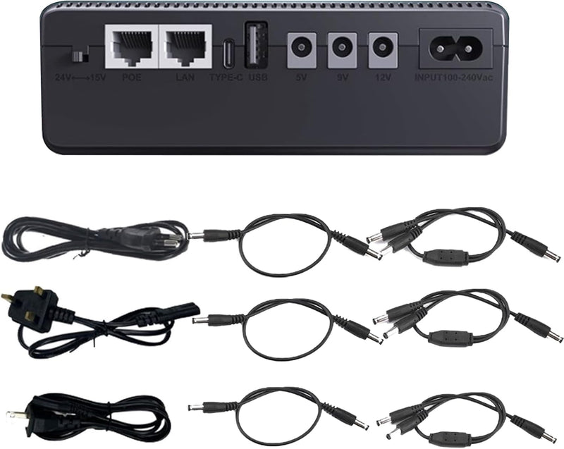 UPS Backup Battery 10400mAh Compact Supply – Nexora